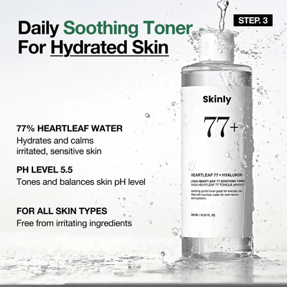 Skinly Glass Skin Routine